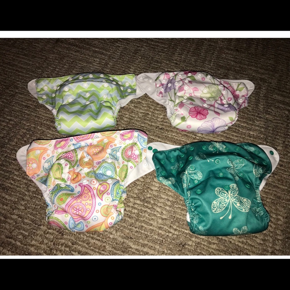 4 Alvababy AIO cloth diapers